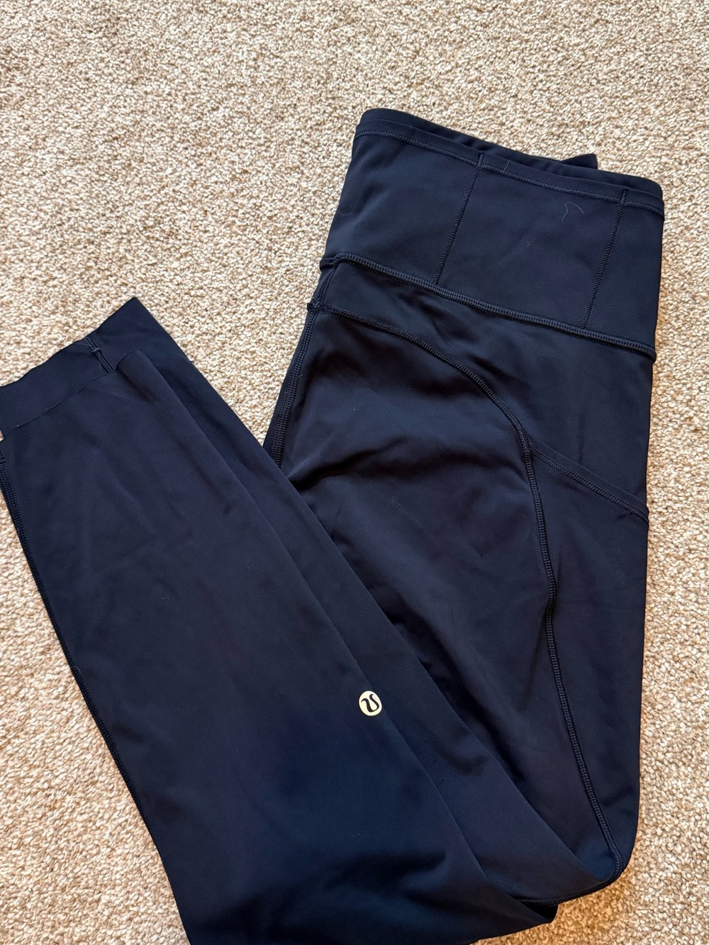 Lululemon Fast and Free High-Rise Crop Leggings 24" - Black